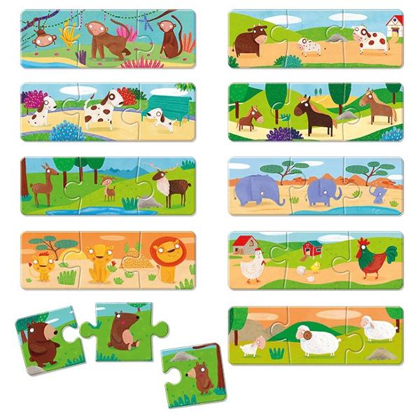Un joc educativ pentru a stimula gândirea logic&259; &537;i a înv&259;&539;a copiii s&259; grupeze &537;i s&259; clasificeCopilul observ&259; &537;i compar&259; mai multe elemente realizând primele clasific&259;ri &537;i asociind piesele cu imagini care au caracteristici comune