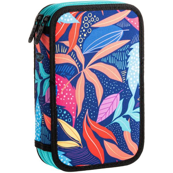 Penarul de la DACO este un accesoriu frumos &537;i practic conceput pentru a v&259; ajuta s&259; v&259; p&259;stra&539;i stiloul creioanele markerele &537;i alte obiecte de papet&259;rie organizate Este prev&259;zut cu dou&259; compartimente principale fiecare cu propriul s&259;u fermoar oferind o separare eficient&259; a con&539;inutuluiAcest penar este potrivit pentru copiii de toate vârstele &537;i este ideal pentru utilizare acas&259; sau la 