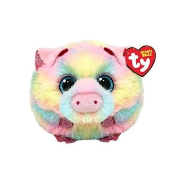 Jucarie de plus TY Beanie Balls - Pigasso porc 10 cm TY42551