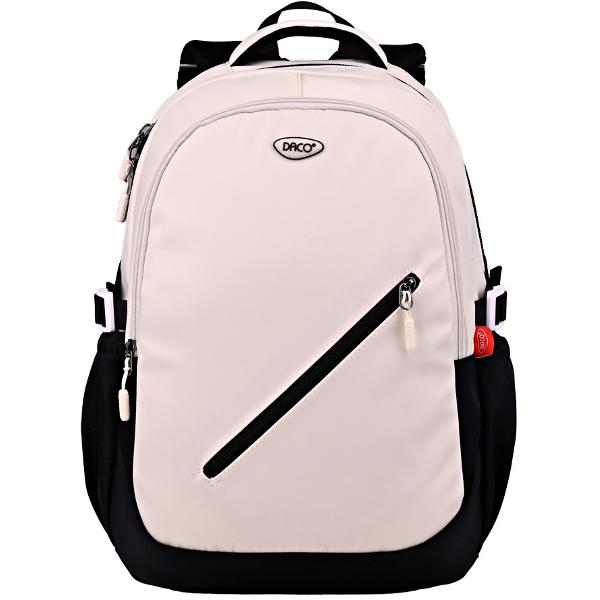 Ghiozdanul de la DACO este partenerul ideal pentru adolescen&539;ii care î&537;i doresc un accesoriu modern func&539;ional &537;i rezistent Cu un design atractiv în combina&539;ie de alb &537;i negru acest ghiozdan se remarc&259; prin elegan&539;&259; &537;i versatilitate fiind perfect atât pentru &537;coal&259; cât &537;i pentru activit&259;&539;ile zilnice Fabricat din poliester de calitate superioar&259; 