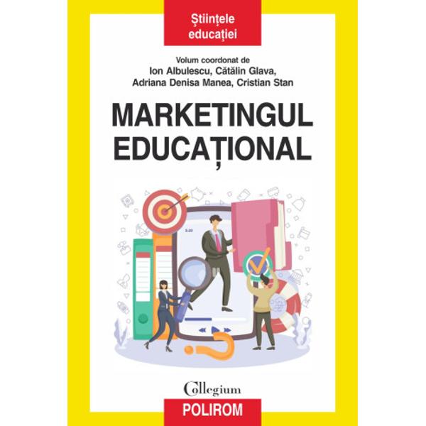  „Structurat în unsprezece capitole volumul trateaz&259; într-o manier&259; integrativ&259; problematicile complexe din sfera marketingului educa&539;ional plecând de la delimit&259;rile conceptuale specifice acestuia &537;i explicit&259;rile terminologice opera&539;ionale ale elementelor-cheie definitorii pentru discursul de marketing public-&539;int&259; pia&539;&259; educa&539;ional&259; mix de marketing cerere &537;i ofert&259; &537;i 
