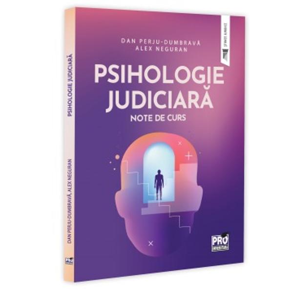 Psihologie judiciara” este o lucrare care exploreaza aplicarea principiilor si metodelor psihologiei in domeniul justitieiCartea analizeaza aspecte precum comportamentul infractional evaluarea psihologica a martorilor suspectilor si inculpatilor precum si rolul expertizei psihologice in procesele penale si civileEste o resursa valoroasa pentru studentii psihologii juristii si profesionistii implicati in sistemul judiciar oferind o perspectiva interdisciplinara 