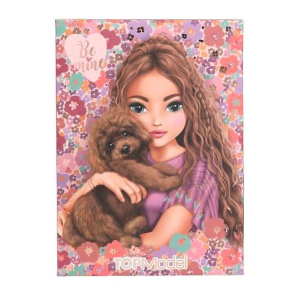 Pentru scrisori dragute si mesaje dulci setul de papetarie TOPModel Floral este o adevarata atragere a ochiului cu modelul sau floral frumos si modelul dragut al cainelui Dosarul robust contine 24 de coli ilustrate si fine de hartie de scrisori 12 plicuri asortate 2 coli de autocolante colorate pentru a decora si a lipi