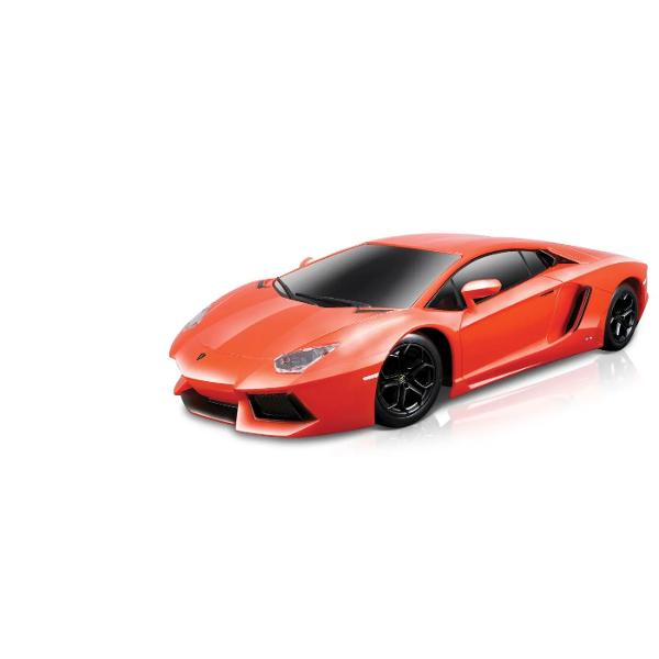 Adauga un bolid spectaculos in colectia ta cu replica la scara 124 a celebrului Lamborghini Aventador Coupe din gama MotoSounds de la MaistoAceasta masina combina un design impresionant cu efecte sonore si luminoase realiste oferind o experienta captivanta Modelul este o reproducere fidela a iconicului Lamborghini Aventador Coupe surprinzand liniile agresive si detaliile aerodinamice care il definesc Caroseria este finisata intr-o culoare portocalie vibranta care ii 