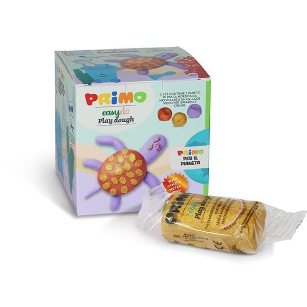 Cub creativ Primo plastilina 3 culori a 60g design testoasa MC299220 Set de plastilina moale 3 culori Easydò cu gluten este o plastilina colorata realizata din materii prime in proportie de 95 de origine vegetala Este foarte moale elastica si placuta la manipulare si nu murdareste mainile Este conceputa pentru a fi remodelata de multe ori daca este pastrata departe de aer pentru a preveni uscarea Culorile sale sunt vii si stralucitoare si raman astfel odata ce se usuca complet Se usuca lent Testat dermatologic