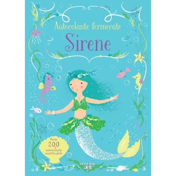 În aceast&259; carte de activit&259;&539;i minunat&259; vei g&259;si o mul&539;ime de sirene fermecate Îmbrac&259;-le &537;i decoreaz&259;-le cu autocolantele de la mijlocul c&259;r&539;ii