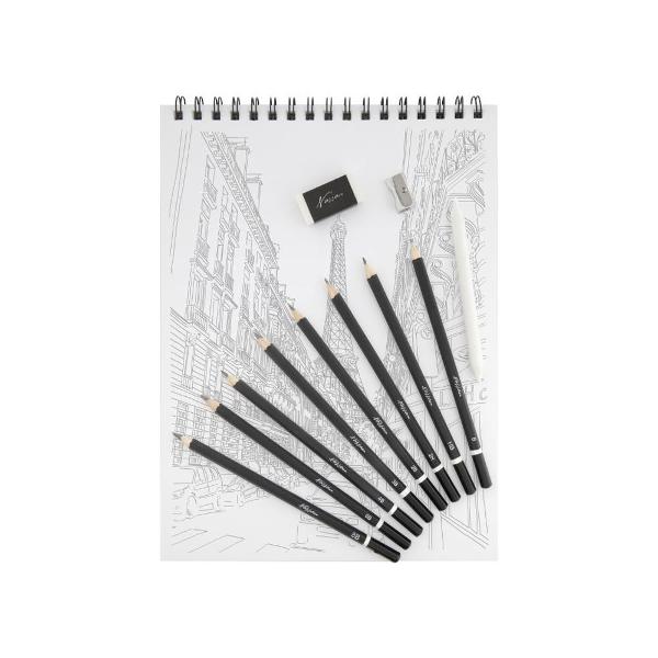 Descopera artistul din tine cu acest kit complet pentru schitare format din 12 piese esentiale Ideal pentru incepatori si profesionisti deopotriva acest set de la Creative Craft iti ofera tot ce ai nevoie pentru a-ti exprima creativitatea pe hartieVarietate de instrumente include creioane radiera ascutitoare si alte accesorii esentiale pentru schitareCalitate superioara fiecare piesa este 