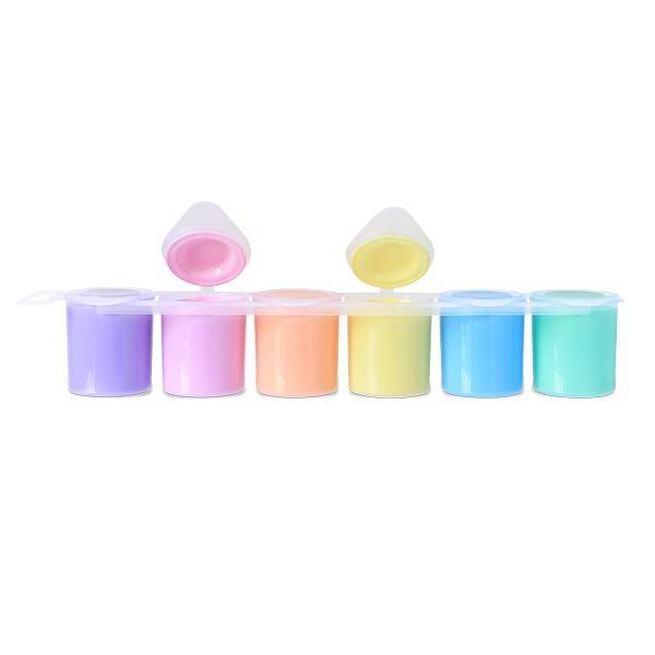 Set tempera Morocolor Primo 6 culori pastel 25 ml 
