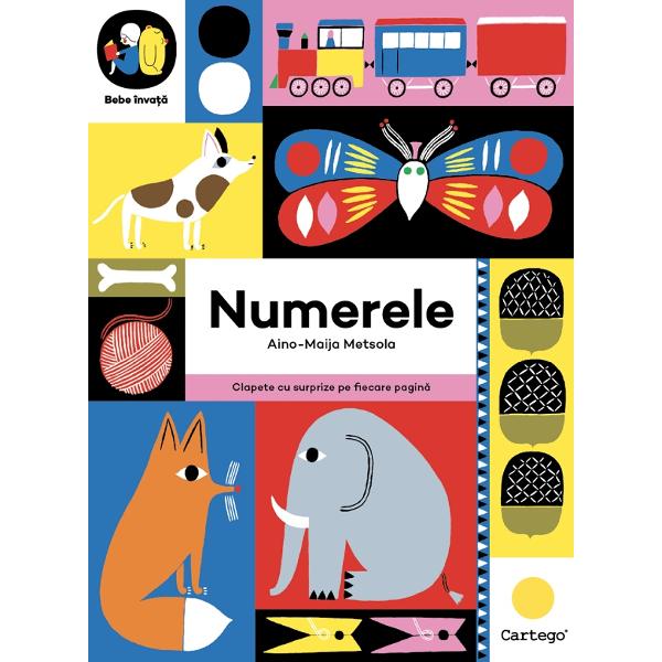 Numerele. Clapete cu surprize pe fiecare pagina Aceasta carte face din invatatul numerelor - o activitate distractiva si interesantaFiecare pagina este cartonata si are clapete pe care copiii mici le pot deschide cu usurintaAino-Maija Metsola este o ilustratoare si designer finlandeza care creeaza ilustratii indraznete folosind diverse tehnici menite sa transforme cititul intr-un joc distractiv
