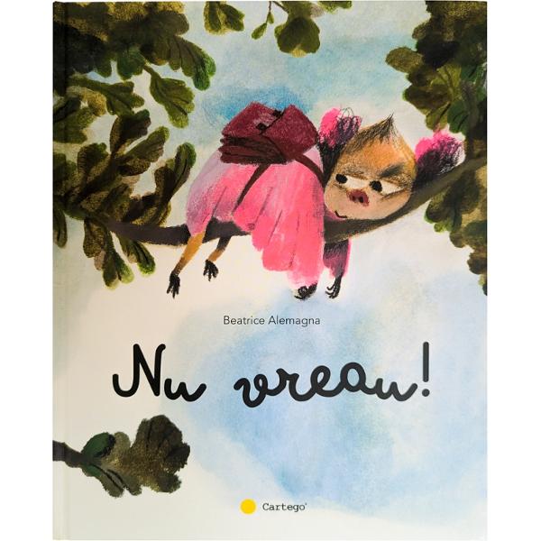 Nu vreau Nu mi-as dori deloc sa ajung acolo Sau macar sa mi-i iau pe mama si tata cu mine Pacat ca nu este posibil Cu toate ca Aceasta carte despre mersul la gradinita si despre distantarea parintilor in acest scop arata bine ce se petrece in mintea copiilor cand sunt nevoiti sa infrunte necunoscutul si sa-si paraseasca parintii Este pe atat amuzanta pe cat si de tandra iar ilustratiile BeatriceiAlemagna sunt fara indoiala unice