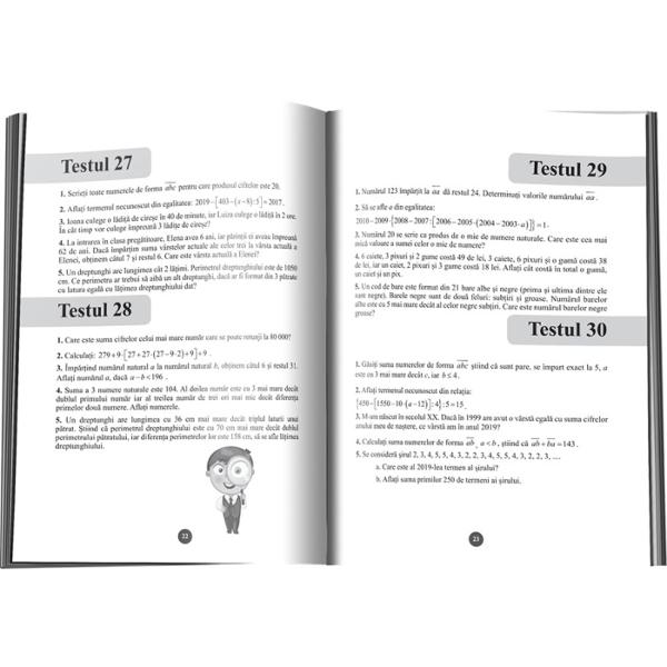 Matematica clasa a IV-a Edi&539;ia a II-a este o carte destinat&259; elevilor din clasa a IV-a care se preg&259;tesc pentru examene 