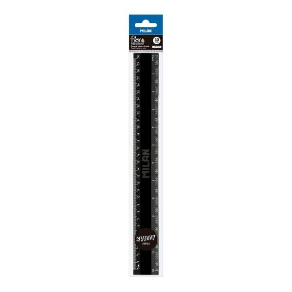 Rigla din seria special&259; Shadow are o lungime de 30 de centimetri &537;i este un instrument precis &537;i versatil pentru orice proiect de desen sau m&259;surareCu o culoare neagr&259; opac&259; aduce un element de elegan&539;&259; &537;i rafinament la birou sau în trusa de desen Fabricat&259; din plastic transparent rigid &537;i durabil este proiectat&259; s&259; reziste utiliz&259;rii frecvente &537;i s&259; ofere o m&259;surare precis&259; de 