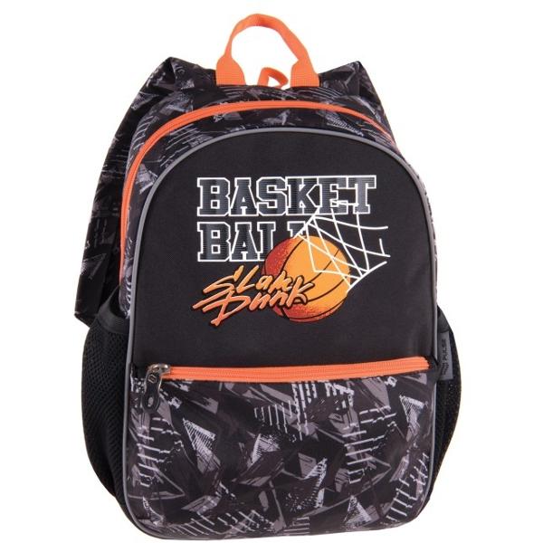 Ghiozdan 35 cm, cu 2 compartimente Pulse Junior Slam Dunk 122027 SKG165 Ghiozdanele Pulse din gama Junior sunt realizate special pentru copii – ideal de la gr&259;dini&539;&259; pân&259; la sfâr&537;itul claselor primareEste confec&539;ionat din materiale de înalt&259; calitate &537;i este acoperit cu un strat protector împotriva umezelii având elemente reflectorizante pentru vizibilitate sporit&259;Modelul are un compartiment principal un buzunar frontal pentru accesorii mici &537;i dou&259;