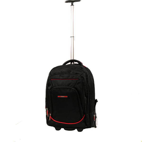 Rucsacul troler modern si confortabil de foarte buna calitate are doua roti ce asigura un transport linIn lateral pe exterior este dotat cu buzunare speciale cu fermoar ce contin o husa pentru mascarea rotilorEste confectionat din materiale impermeabile rezistente la uzura Poate fi folosit atat ca si troler cat si ca un rucsac clasicEste deosebit de incapator cu o compartimentare excelenta asigurand astfel o foarte buna 