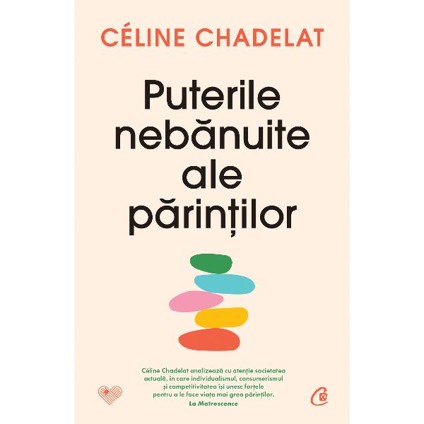 C&233;line Chadelat &238;ncepe prin a demasca dispre&539;ul civiliza&539;iei moderne fa&539;&259; de p&259;rin&539;i considera&539;i a fi doar ni&537;te indivizi sco&537;i din circuit Apoi treptat ajunge s&259; ne conving&259; c&259; putem schimba aceast&259; mentalitate d&259;un&259;toare &238;n primul r&226;nd lucr&226;nd asupra propriilor noastre convingeri negative Baz&226;ndu-se pe un &238;ndelungat &537;i amplu studiu privitor la tinerele mame autoarea 