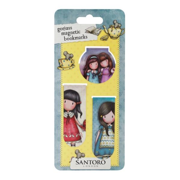 Set semne carte magnetice- The Little Friend Time to fly We Walk TogetherSet semne de carte magnetice de la Gorjuss&160;este un&160;accesoriu de birou pentru orice pasionat de stil si citit Acest set contine 3 semne de carte magnetice 2 lungi si unul scurt rotund imprimate pe ambele fateteDimensiuni semnele lungi  25 x 7 cmDimensiuni semnul rotund  4 cm diametru