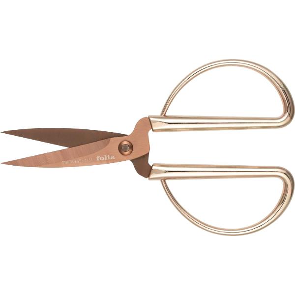 Foarfeca Creativa Rose Auriu 145 cm Folia F7761