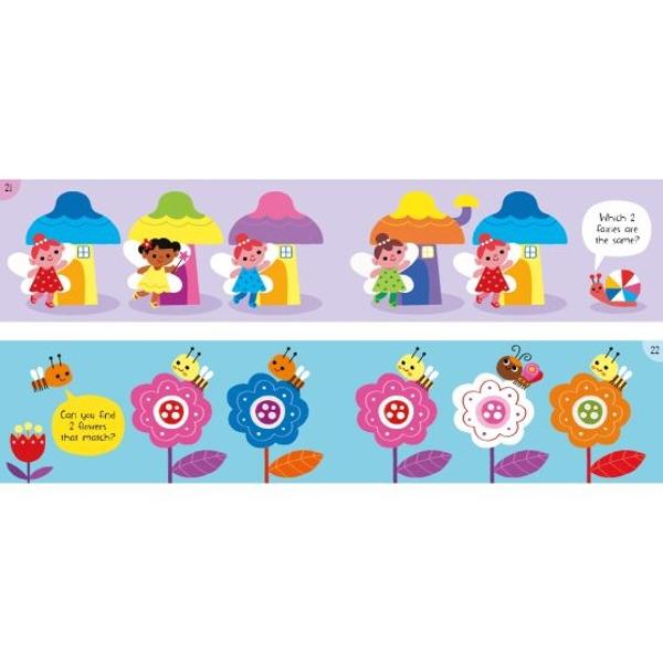 This spot-the-difference book will engage little ones for hours as they pore over the puzzles on every page Delightful illustrations include all kinds of characters such as pink poodles ice-skating flamingos and even astronaut koalas The differences to spot are both simple and surprising playing with pattern and shape in ways that young children can easily understand sandcastles turn into snowmen hats become crowns and faces become pineapples Each puzzle takes the reader on an 