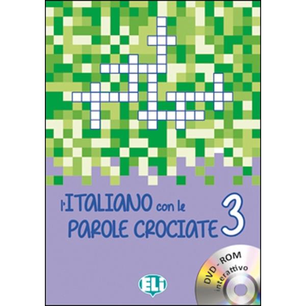 L’italiano con le parole crociate la storica serie di tre volumi di attività per la scuola secondaria si arricchisce di un nuovo componente interattivo Il DVD-ROM allegato genera automaticamente nuove parole crociate basandosi sugli elenchi di vocaboli corregge gli errori e assegna un punteggio finale allo studente Con un semplice click è anche possibile ascoltare la pronuncia dei singoli vocaboliUtilizzando il DVD sulla lavagna interattiva multimediale LIM 