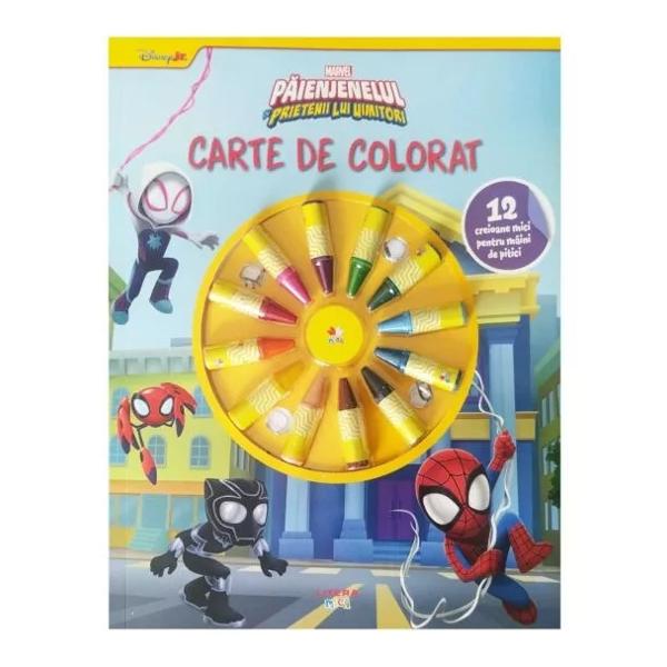 Joac&259;-te cu cele 12 minicreioane colorate &537;i însufle&539;e&537;te cât mai multe desene în alb &537;i negru 