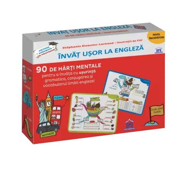 Acest set educativ inovator format din 90 de h&259;r&539;i mentale transform&259; înv&259;&539;area limbii engleze într-o activitate simpl&259; atractiv&259; &537;i eficient&259; Conceput special pentru încep&259;tori pachetul con&539;ine elementele esen&539;iale – vocabularul de baz&259; conjug&259;rile verbale &537;i regulile de gramatic&259; – prezentate într-o manier&259; vizual&259; &537;i ludic&259;Fiecare 