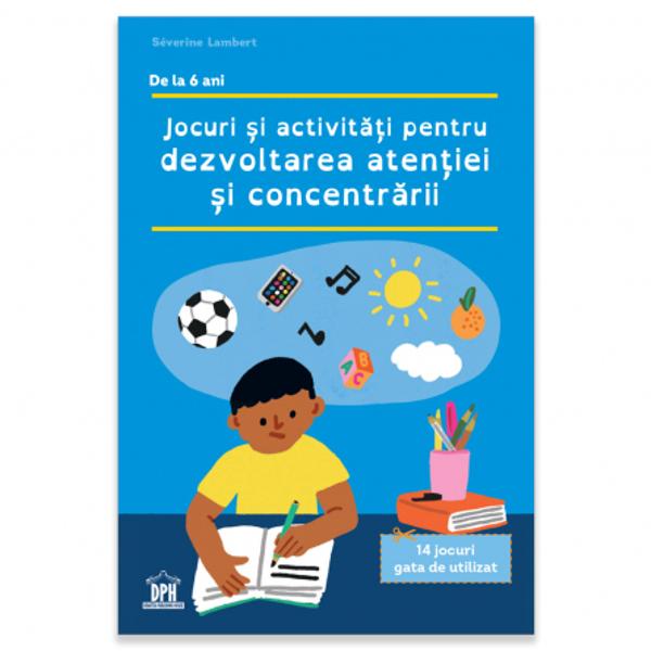 Un instrument practic &537;i atractiv destinat p&259;rin&539;ilor care doresc s&259; sprijine dezvoltarea aten&539;iei &537;i concentr&259;rii copiilor lorCartea ofer&259; 14 jocuri &537;i activit&259;&539;i interactive care îi ajut&259; pe copii s&259; î&537;i dezvolte aten&539;ia concentrarea &537;i autocontrolul într-un mod distractiv Activit&259;&539;ile sunt u&537;or de aplicat acas&259; &537;i creeaz&259; contexte pozitive de conectare 
