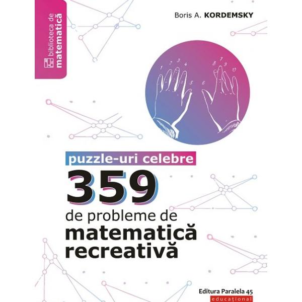 Bestseller &238;n Statele Unite &537;i cea mai bun&259; &537;i mai popular&259; carte de puzzle-uri matematice publicat&259; vreodat&259; &238;n Rusia de ieri si de aziS-au v&226;ndut aproape un milion de exemplare numai &238;n versiunea original&259; De-a lungul anilor a fost tradus&259; &238;n numeroase limbiAutorul Boris A Kordemski 1907-&128;1999 a fost un profesor talentat de liceu la Moscova Prima sa carte de matematic&259; recreativ&259; 