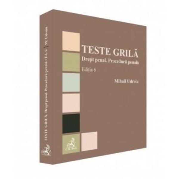 Lucrarea este conceputa în principal dupa modelul regulatory sandbox „cutie de nisip reglementata” pentru testarea cuno&537;tin&539;elor juridice din materia dreptului penal &537;i procesual penal înainte de sus&539;inerea examenelor de licen&539;a sau de admitere în profesiile juridiceÎn secundar prin modalitatea de redactare a grilelor cu referire 