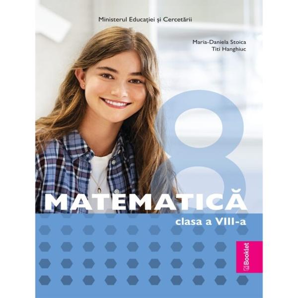 Manualul Booklet de Matematic&259; pentru clasa a VIII-a a ocupat prima pozi&539;ie în urma evalu&259;rii exper&539;ilor MEC ob&539;inând punctajul de 986Manualul de Matematic&259; pentru clasa a VIII-a este realizat în conformitate cu Programa &537;colar&259; aprobat&259; prin OM nr3393  28022017Manualul este structurat în cinci unit&259;&539;i de înv&259;&539;are Unitatea 1 – Intervale de numere reale 