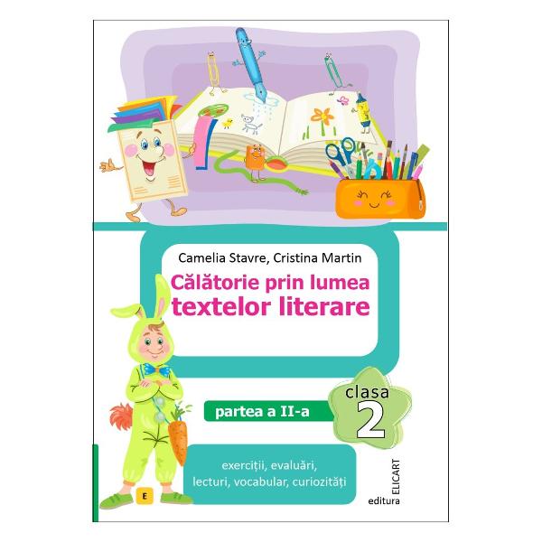 Pentru manual EDUTextele din noul manual de Comunicare în limba român&259; clasa a II-a edi&539;ia 2023 au constituit punctul de plecare pentru exerci&539;ii variate &537;i atractive de literatur&259; comunicare vocabular &537;i compuneri De asemenea fiecare unitate este înso&539;it&259; de o prob&259; 