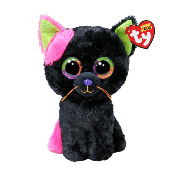 Jucarie de plus TY Beanie Boos - Licorice pisica neagra 15 cm TY37350