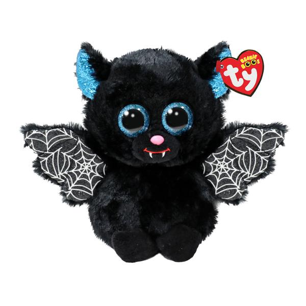Jucarie de plus TY Beanie Boos - Batrick liliac negru 15 cm TY37349