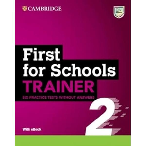 First for school trainer 2  six practice tests without answ with audio download with ebook