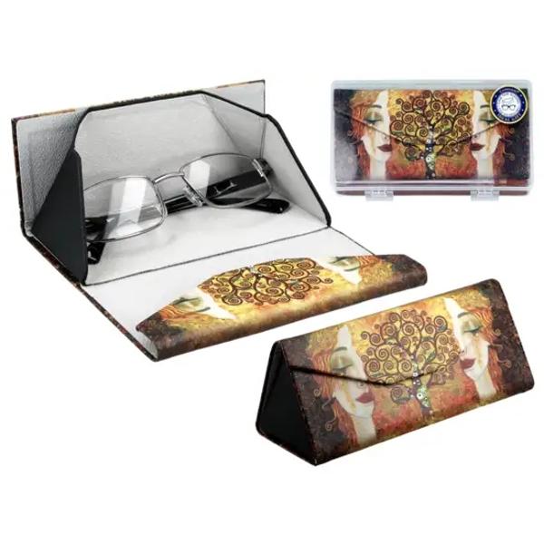 Etui pliabil artistic pentru ochelari – „Golden Tears” de Gustav KlimtText principal Protejeaz&259;-&539;i ochelarii cu rafinament Acest etui pliabil din colec&539;ia premium CARMANI cu motive inspirate de capodopera lui Gustav Klimt „Golden Tears” îmbin&259; protec&539;ia 