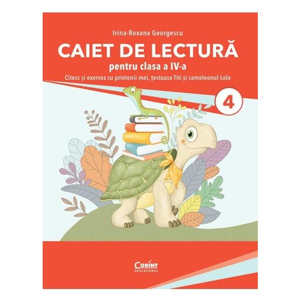 Lucrarea integreaza exercitii de intelegere a diverselor tipuri de texte alaturi de cele referitoare la fonetica vocabular scriere corecta ori de identificare a unor parti de vorbire necesare atat pentru aprofundarea notiunilor predate la clasa cat si pentru dezvoltarea abilitatii de redactare Caietul de lectura pentru clasa a IV-a Citesc si exersez cu prietenii mei cameleonul Lola si testoasa Titi ofera deopotriva si exercitii de antrenament si de performantaStructurata 