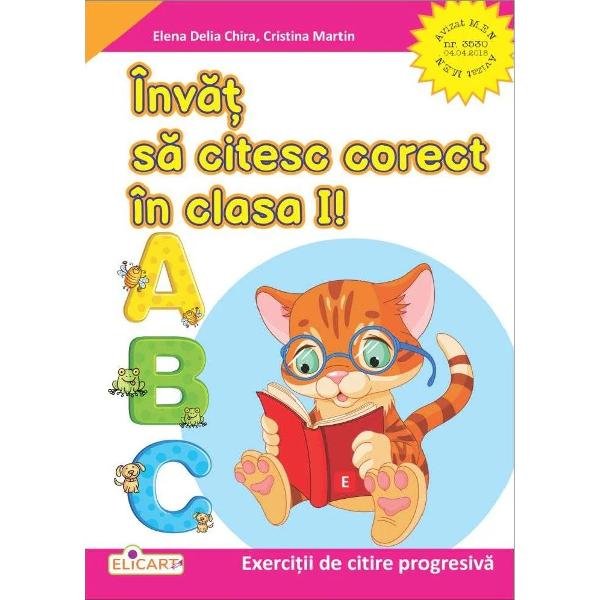 „Înv&259;&539; s&259; citesc corect în clasa I” este o carte special creat&259; pentru a-i c&259;l&259;uzi pe elevii din clasa I în aventura lor pe t&259;râmul lecturiiLiterele cuvintele propozi&355;iile &537;i textele scurte se vor dezv&259;­lui în mod treptat micii cititori descoperind încetul cu încetul tainele lecturii Astfel vor putea trece de la familiarizarea cu sensul cuvintelor la 