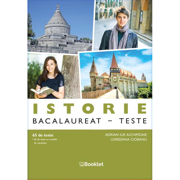 ISTORIE Bacalaureat – Teste vine în ajutorul elevilor de clasa a XII-a care se preg&259;tesc pentru sus&539;inerea examenului de Bacalaureat dar poate fi utilizat&259; &537;i de c&259;tre profesori pentru evaluarea la clas&259;Cartea con&539;ine&9679; o sec&539;iune de sinteze structurat&259; în 9 teme care concentreaz&259; întreaga materie predat&259; la clas&259; Fiecare tem&259; este urmat&259; de un test recapitulativ care 