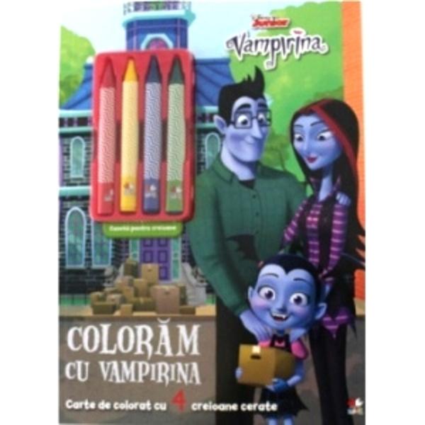 Vampirina are o fire sincer&259;&160;&537;i generoas&259; dar este altfel decat feti&539;ele de v&226;rsta ei pentru c&259;&160;e&8230; vampirDescoper&259;-i&160;aventurile rezolv&259;&160;activit&259;&539;ile&160;&537;i coloreaz&259;&160;imaginile c&226;t mai frumos