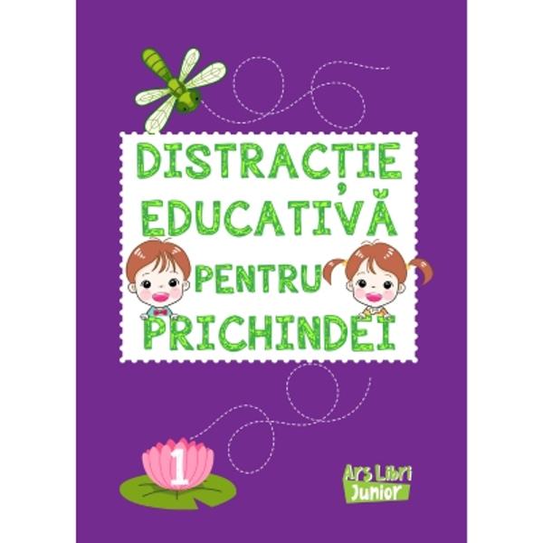 O c&259;rticic&259; în care cei mici vor descoperi activit&259;&539;i captivante care îmbin&259; înv&259;&539;area cu joaca Prichindeii se vor întâlni cu provoc&259;ri precum potrive&537;te forma g&259;se&537;te umbra une&537;te jum&259;t&259;&539;ile g&259;se&537;te drumul une&537;te punctele &537;i coloreaz&259; mare-mic ghice&537;te imaginea &537;i multe alteleIdeal&259; pentru dezvoltarea gândirii logice &537;i 