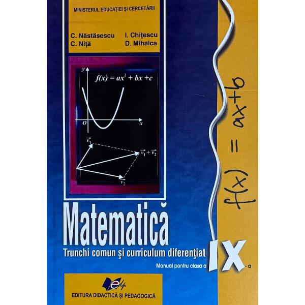 Manual matematica clasa a IX a TCCD