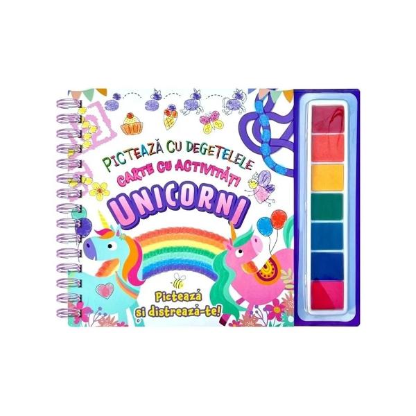 Intra intr-o lume magica a unicornilor si da-i culoare cu ajutorul degetelor tale&nbsp;&nbsp;