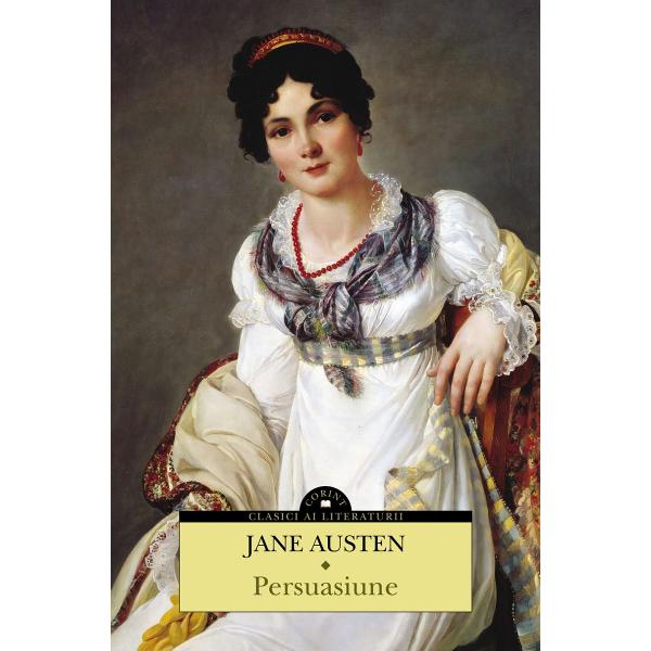 Ultimul roman terminat scris de Jane Austen cu un an înainte de a muri Persuasiune urm&259;re&537;te povestea familiei Elliot – sir Walter &537;i cele trei fiice ale sale Elizabeth Anne &537;i Mary Dup&259; moartea so&539;iei sir Walter începe s&259; piard&259; u&537;or-u&537;or controlul cheltuielilor vie&539;ii fastuoase pe care o duce ajungând în cele din urm&259; s&259; fie nevoit s&259; renun&539;e la stilul de 