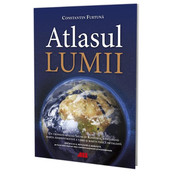 Atlasul lumii realizat de Constantin Furtun&259; reprezint&259; instrumentul ideal pentru studiul geografiei În edi&539;ia de fa&539;&259; au fost incluse cele mai noi statistici disponibile la nivel na&539;ional &537;i interna&539;ional în 2025Atlasul con&539;ine peste 100 de pagini de h&259;r&539;i fizice &537;i politice cu date precise aduse la zi Elevii vor descoperi atât no&539;iuni de baz&259; despre mediul 