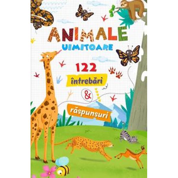 Aceasta carte captivanta aduce lumea animalelor mai aproape de inima celor mici oferindu-le raspunsuri la cele mai curioase intrebari si descoperiri uimitoare despre fauna Cu peste 122 de intrebari si raspunsuri solicitante cartea stimuleaza curiozitatea imaginatia si dorinta de a explora natura in cel mai natural mod
