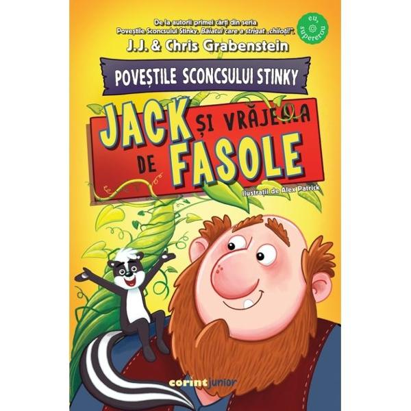 Ora pove&537;tilor la &536;coala Primar&259; Hickleberry continu&259; iar domni&537;oara Emerson bibliotecara tocmai a terminat de citit Jack &537;i vrejul de fasole La finalul pove&537;tii dup&259; plecarea bibliotecarei Stinky sconcsul de plu&537; &537;i celelalte animale de plu&537; prind via&539;&259;Copiii vor s&259; schimbe finalul a&537;a c&259; Stinky intervine &537;i cu ajutorul imagina&539;iei le poveste&537;te mai departe copiilor ce s-a 