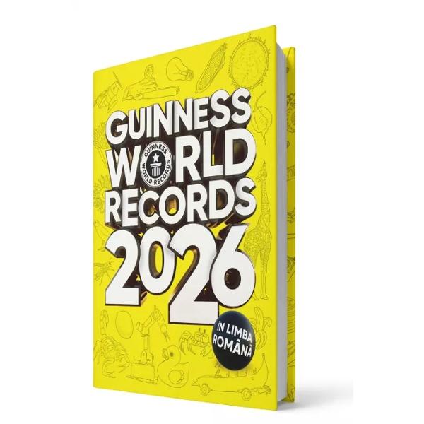 Guinness World Records 2026 deschide cea mai ampl&259; fereastr&259; c&259;tre universul recordurilor zeci de pagini sunt aduse la un loc pentru a prezenta cele mai remarcabile reu&537;ite din întreaga lume &537;i a te purta într-o c&259;l&259;torie prin cele mai mari mai spectaculoase &537;i mai uimitoare recorduri de pe globDe la hoteluri de lux pân&259; la ora&537;e-fantom&259; p&259;r&259;site &537;i animale de companie talentate aceast&259; 
