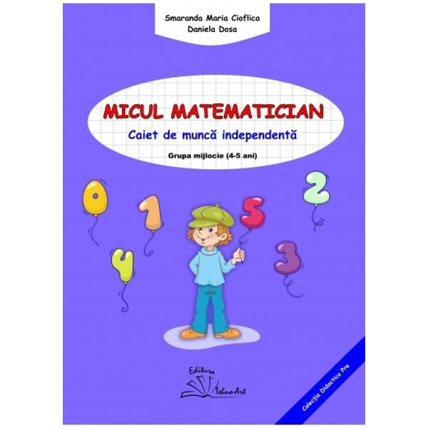 Deprinderile perceptive care includ generic concepte ca m&259;rime form&259; culoare pozi&355;ii spa&355;iale etc sunt esen&355;iale pentru în&355;elegerea conceptelor matematice de baz&259; pentru în&355;elegerea numera&355;iei pentru în&355;elegerea rela&355;iilor complexe din sfera &351;tiin&355;ei &351;i a socialului precum &351;i pentru preg&259;tirea citit-scrisului În acest context caietul de munc&259; independent&259; Micul 