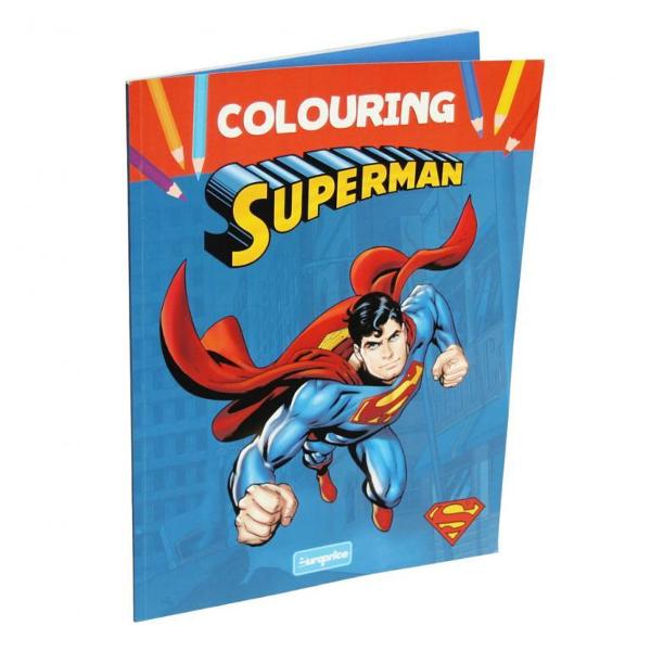 Carte de colorat Superman Europrice 32 de pagini Recomandat pentru 4 ani in sus