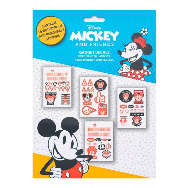 Set stickere Disney Mickey si Minnie 50 de abtibilduri rezistente la apa si reutilizabile produs licentiat Vrei sa iti personalizezi laptopul bicicleta jurnalul caietele valizaskateboardul sau oricare alt obiect Iti oferim aceasta oportunitate cu acest set de stickere Disney Mickey si Minnie produs licentiatPachetul include mai multe abtibilduri in diferite culori si modeleSunt rezistente la apa si se pot reutiliza Suprafata pe care se lipesc aceste stickere trebuie sa fie 