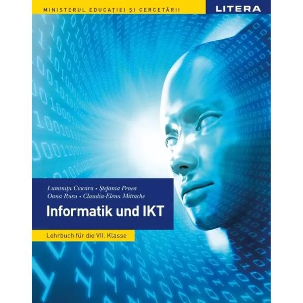 Manual aprobat MEC 2019Manualul de Informatic&259; &537;i TIC în limba german&259; pentru clasa a VII-a cuprinde patru unit&259;&539;i de înv&259;&539;are care respect&259; domeniile &537;i con&539;inuturile din program&259; Lec&539;iile sunt înso&539;ite de activit&259;&539;i de înv&259;&539;are-evaluare interactive cu caracter practic-aplicativ care determin&259; formarea competen&539;elor specifice cu care acestea 